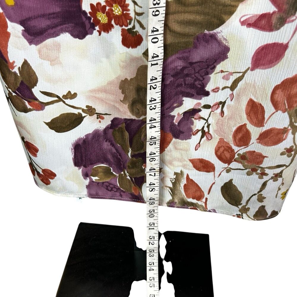 Maggie Sweet Women’s Size Medium Scoop-neck Sleeveless Floral Print Maxi - Picture 4 of 8